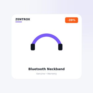 Bluetooth Neckband, 30hr, Magnetic